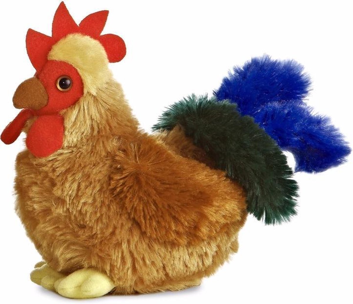 Pluche hanen knuffel 15 cm - knuffeldier / knuffels