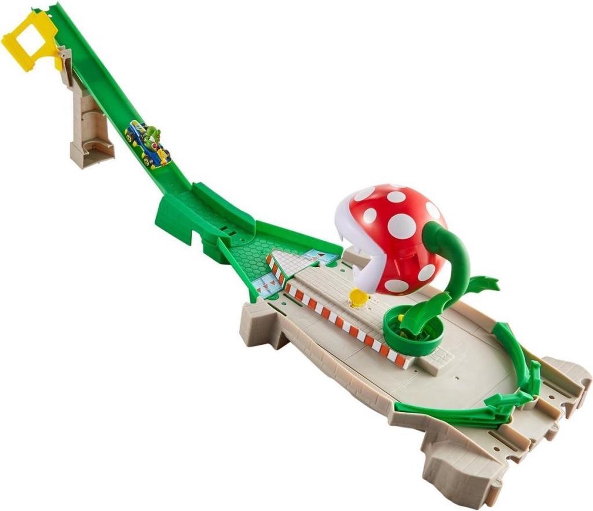 Hot Wheels Mario Kart Nemesis Track Set - Piranha