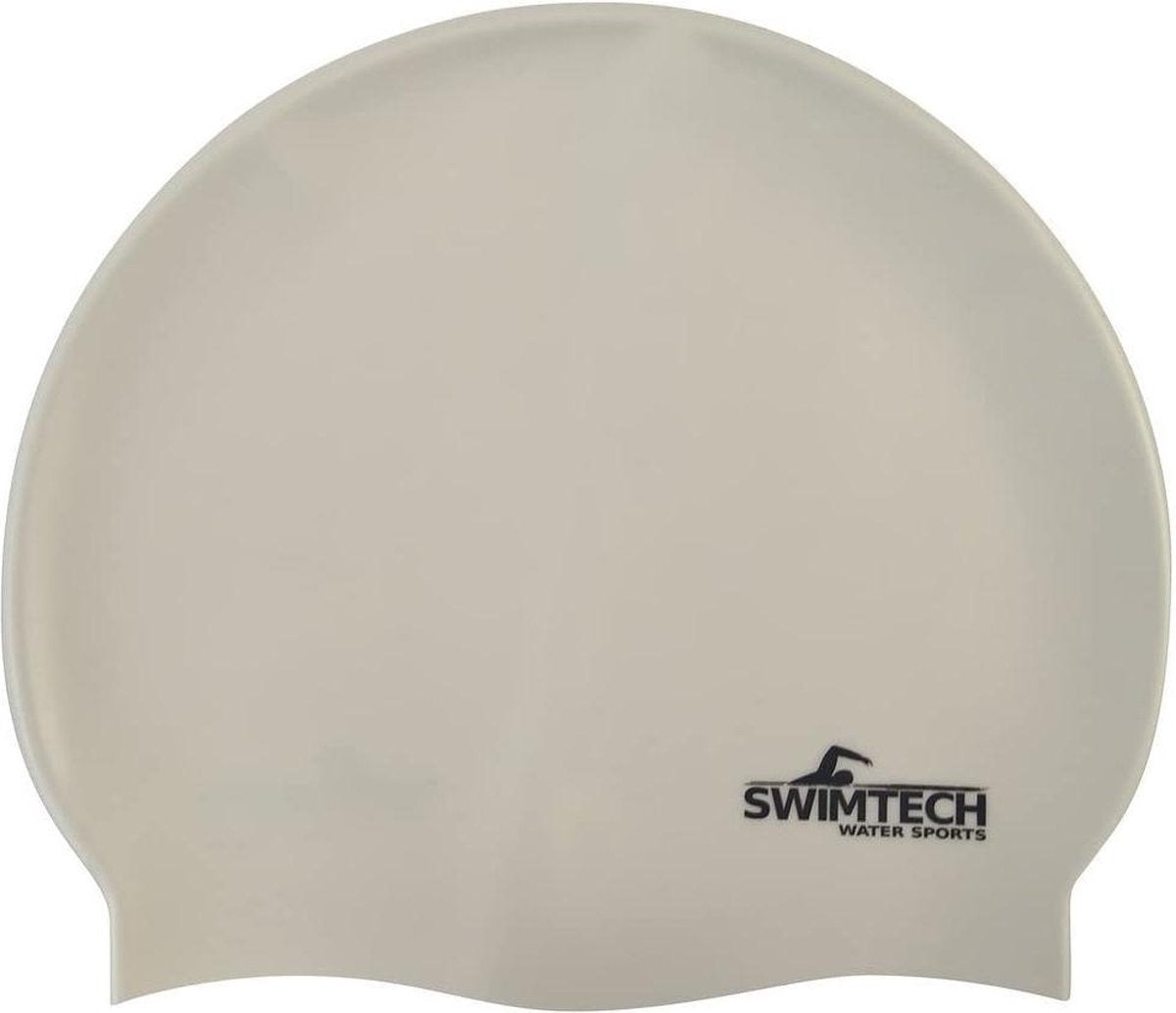 Swimtech Badmuts Siliconen One-size Wit