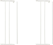 BabyDan DuoPak Flex Verlengdeel 20 cm Wit 71cm hoogte  (2 uitbreidingen :1 verpakking) Voor de Flex systeemhekje.
