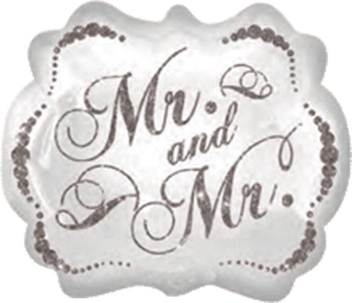 Folieballon Mr. and Mr.