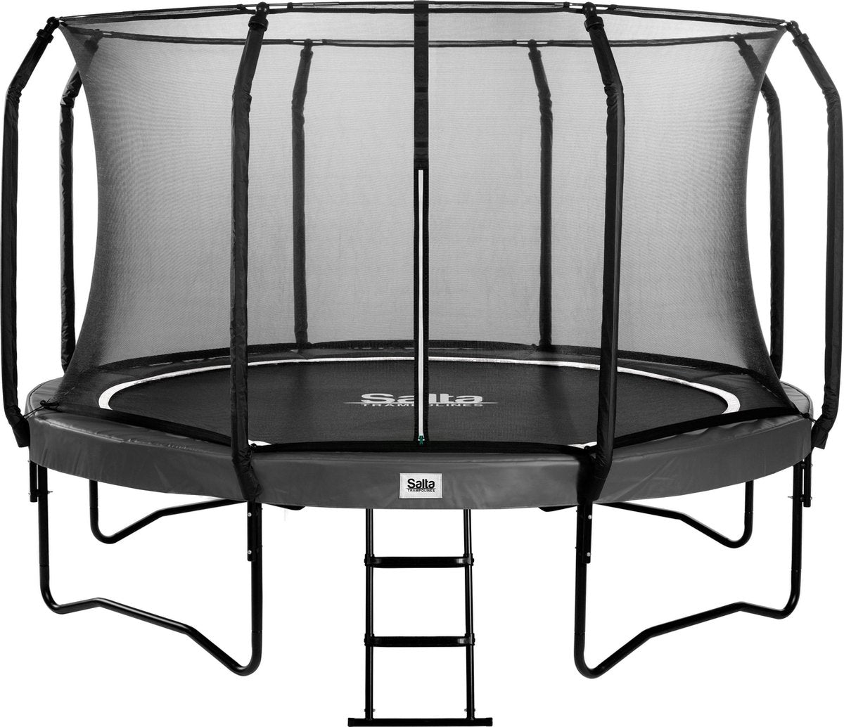 Salta First Class Combo Antraciet 427 cm - Trampoline met Ladder