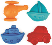 Hape Zandvormpjes Vervoersmiddelen 11 Cm 4 Stuks