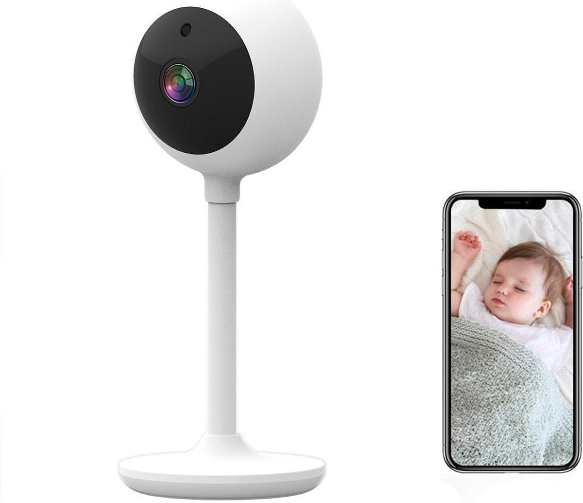 Lipa BM-K5 Babyfoon HD+ / Video en geluid / Met app voor smartphone en tablet / Infrarood nachtsensor / Terugpraten / Wifi of kabel / Live meekijken / Cloudopslag of SD / Baby monitor / Playback / Motion detection