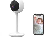 Lipa BM-K5 Babyfoon HD+ / Video en geluid / Met app voor smartphone en tablet / Infrarood nachtsensor / Terugpraten / Wifi of kabel / Live meekijken / Cloudopslag of SD / Baby monitor / Playback / Motion detection