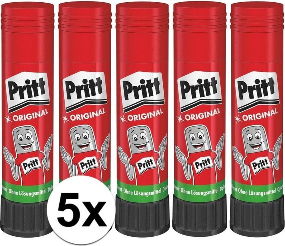 5x Pritt lijmstift - 22 gr - lijm