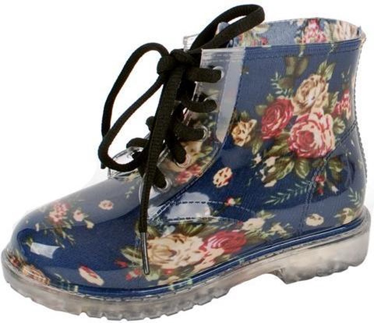 Regenlaars Gevavi Boots | Yara Meisjes- en Dameslaars PVC | Maat 28 | Blauw