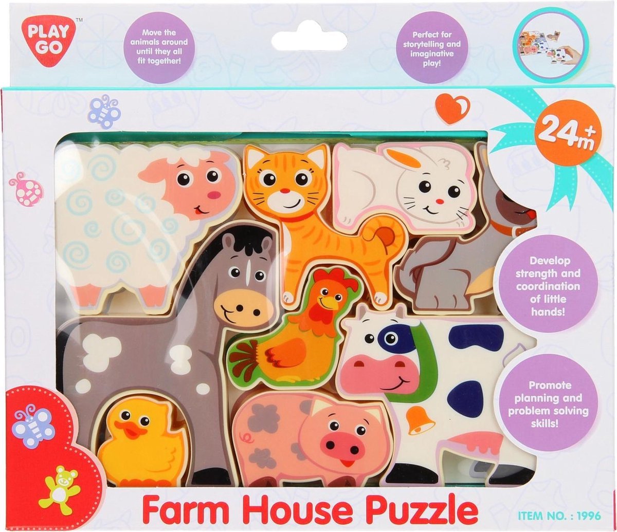 Playgo Puzzel Boerderijdieren