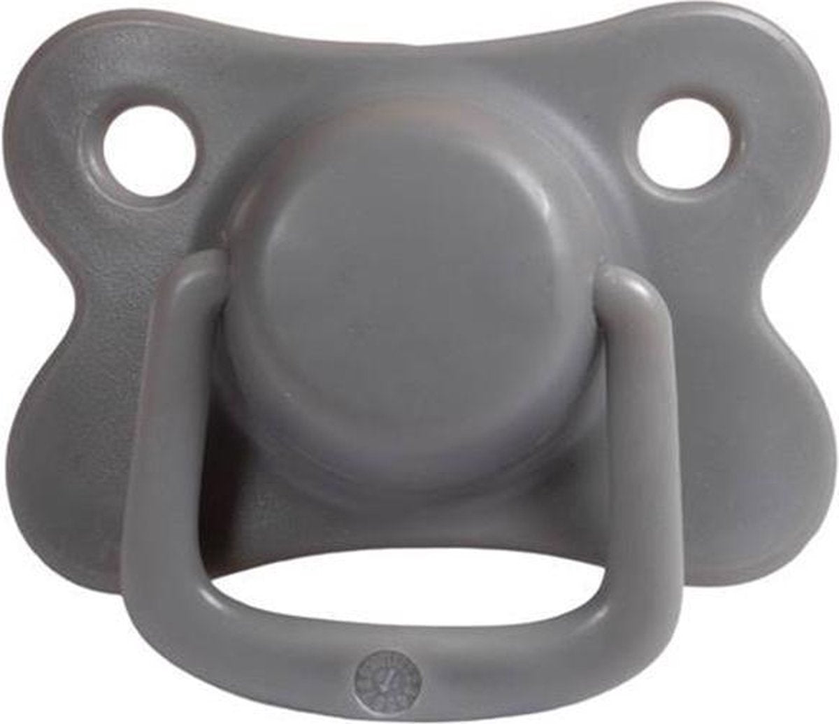 Filibabba - Fopspeen (2-pack) - Dark Grey - Vanaf 6 maand