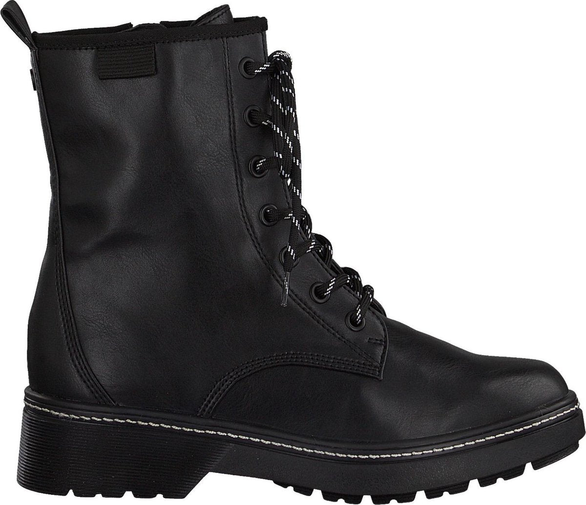 Tamaris Veterboots zwart - Maat 42