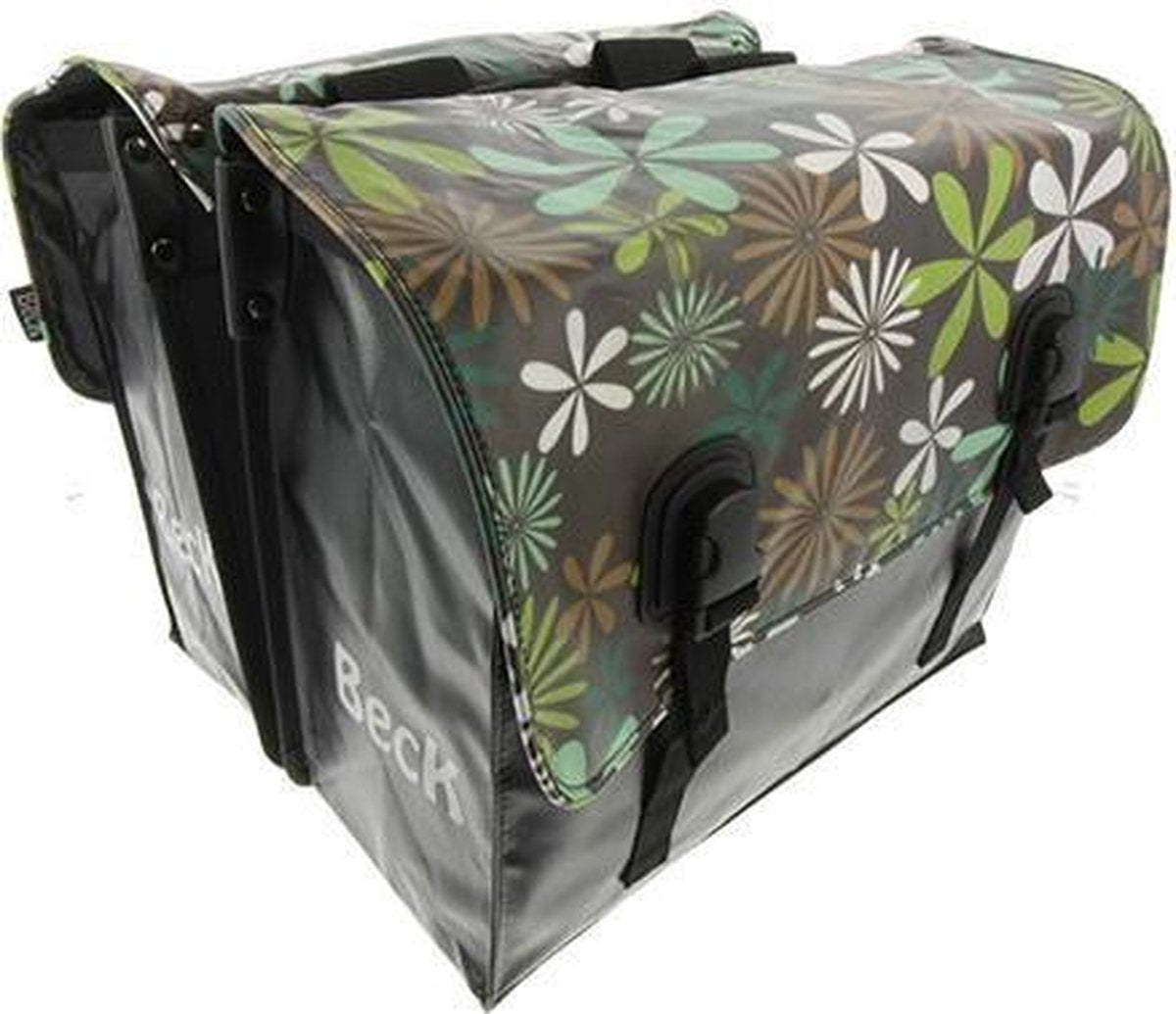 Beck Classic Rising Sun - Dubbele Fietstas -Zwart