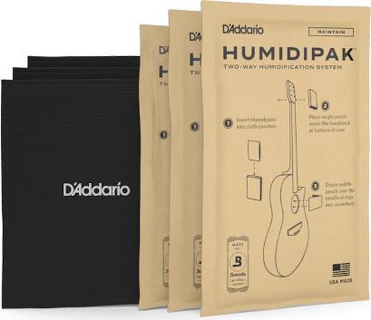 D'Addario Humidipak System Replacement Packets