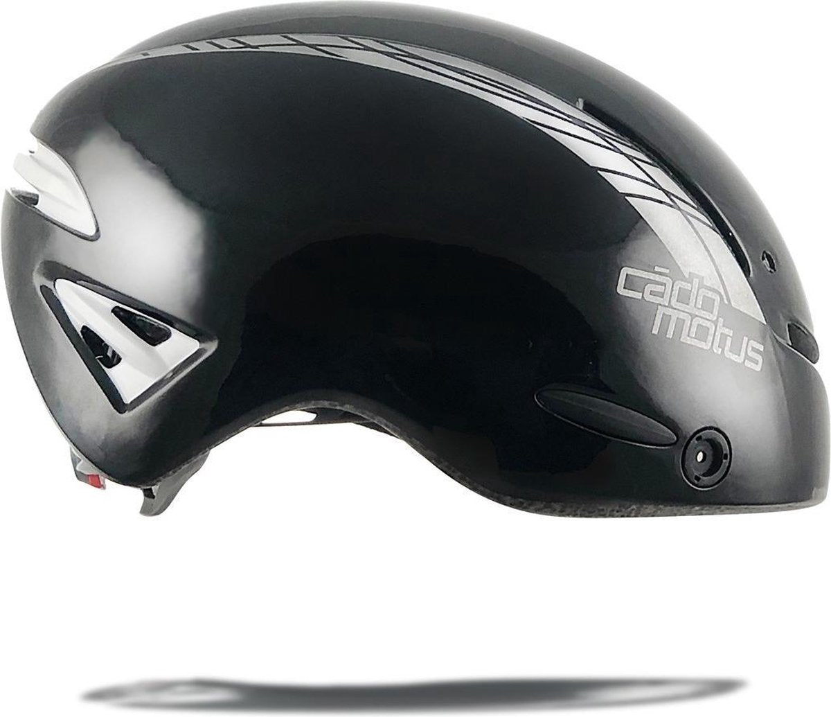 Cádo Motus Alpha-2 Schaatshelm en Fietshelm met optioneel vizier en aero shell optioneel - M/L