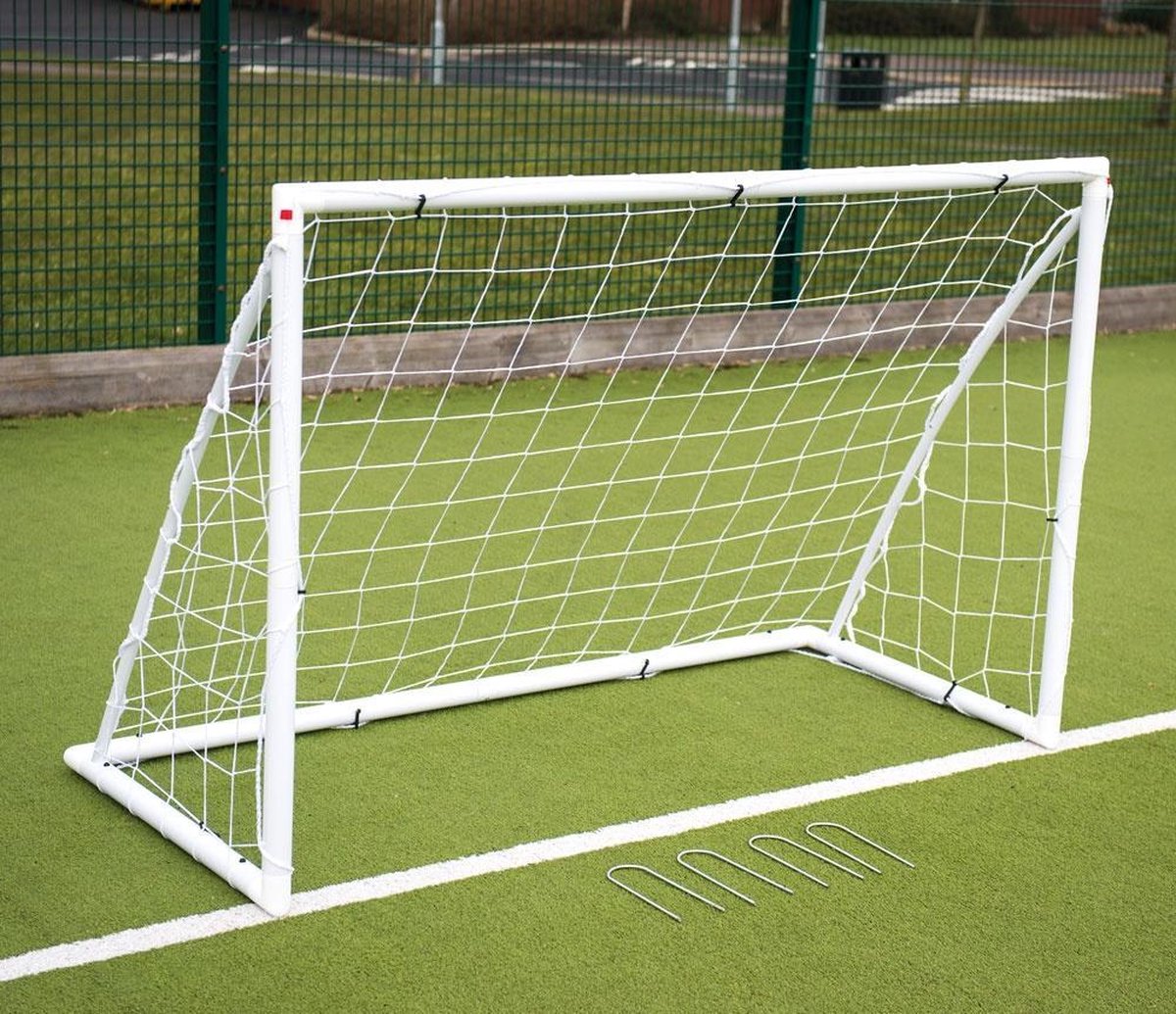 Precision Voetbaldoel Garden Goal Junior 182 Cm Wit