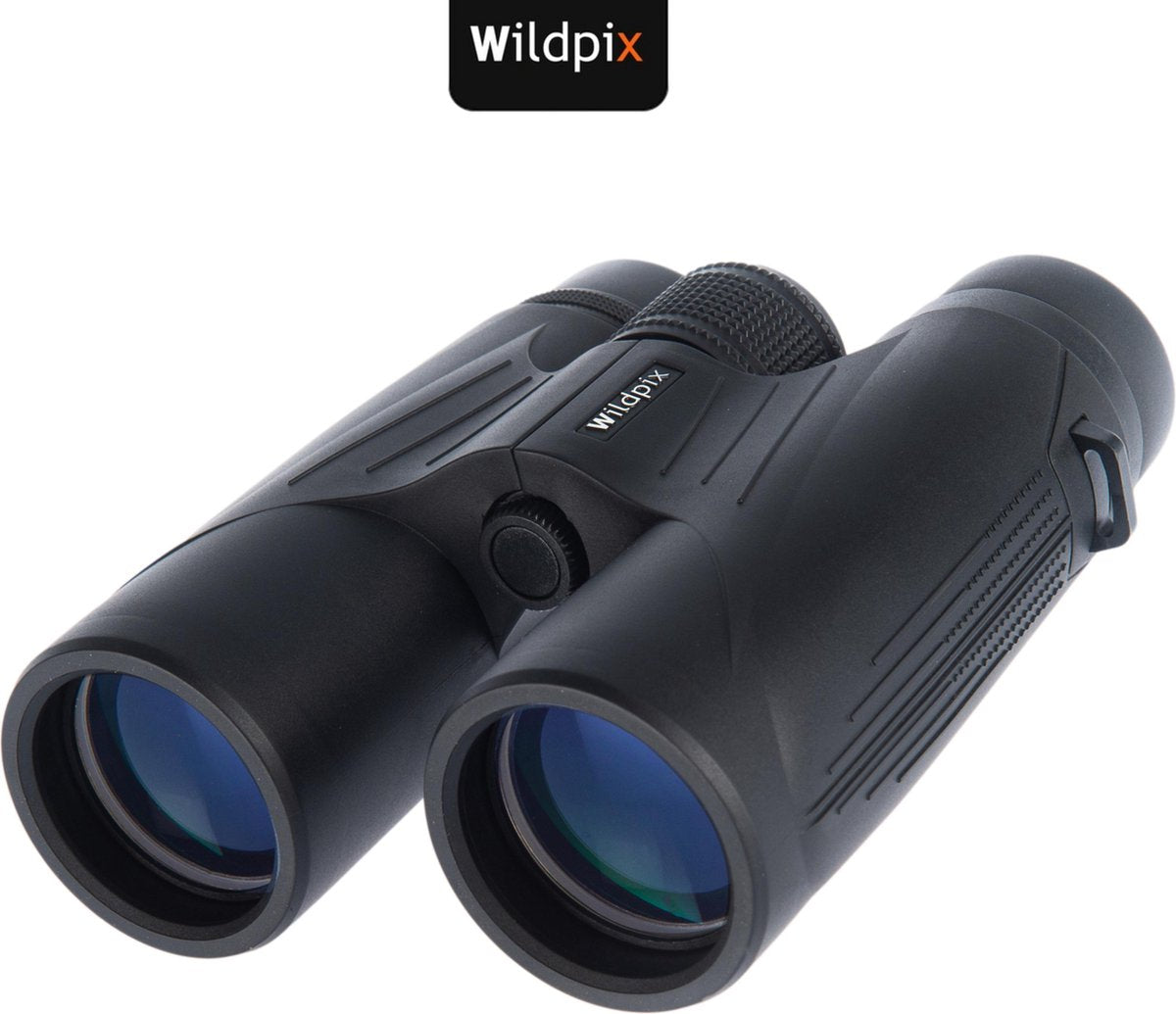 Wildpix EAGLE Verrekijker 10X42 Zwart - Complete kijker met draagriem en draagtasje - Ook voor brildragers