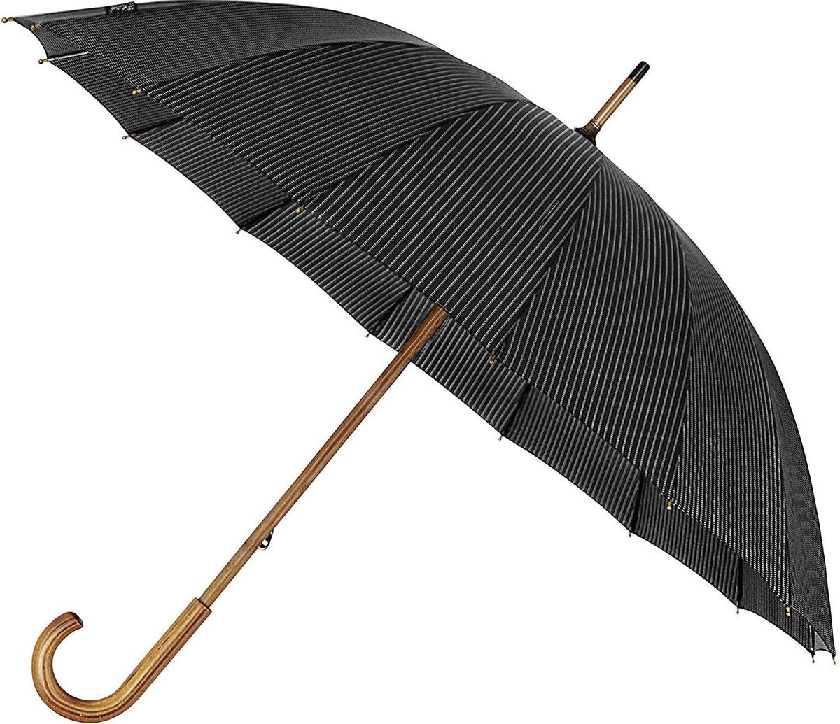Falcone Paraplu 89 X 105 Cm Polyester/fiberglass Zwart/oranje/wit
