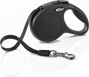 Flexi New Classic Tape - Hondenriem - Zwart - XS - 3 m - (<12 kg)