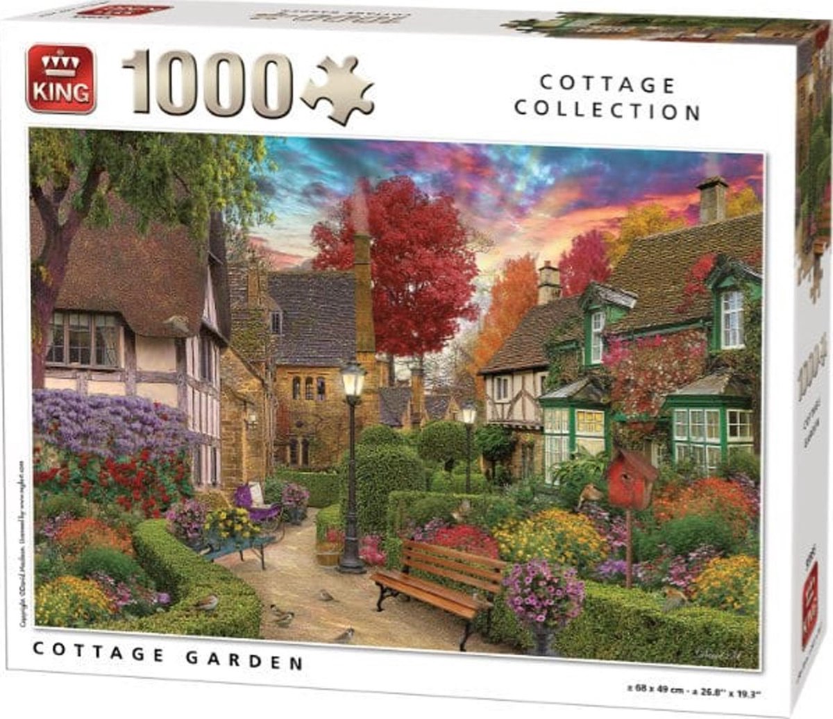 Vakantie Puzzel Cottage Garden Beautiful Colours  Volwasenen  1000 stukjes