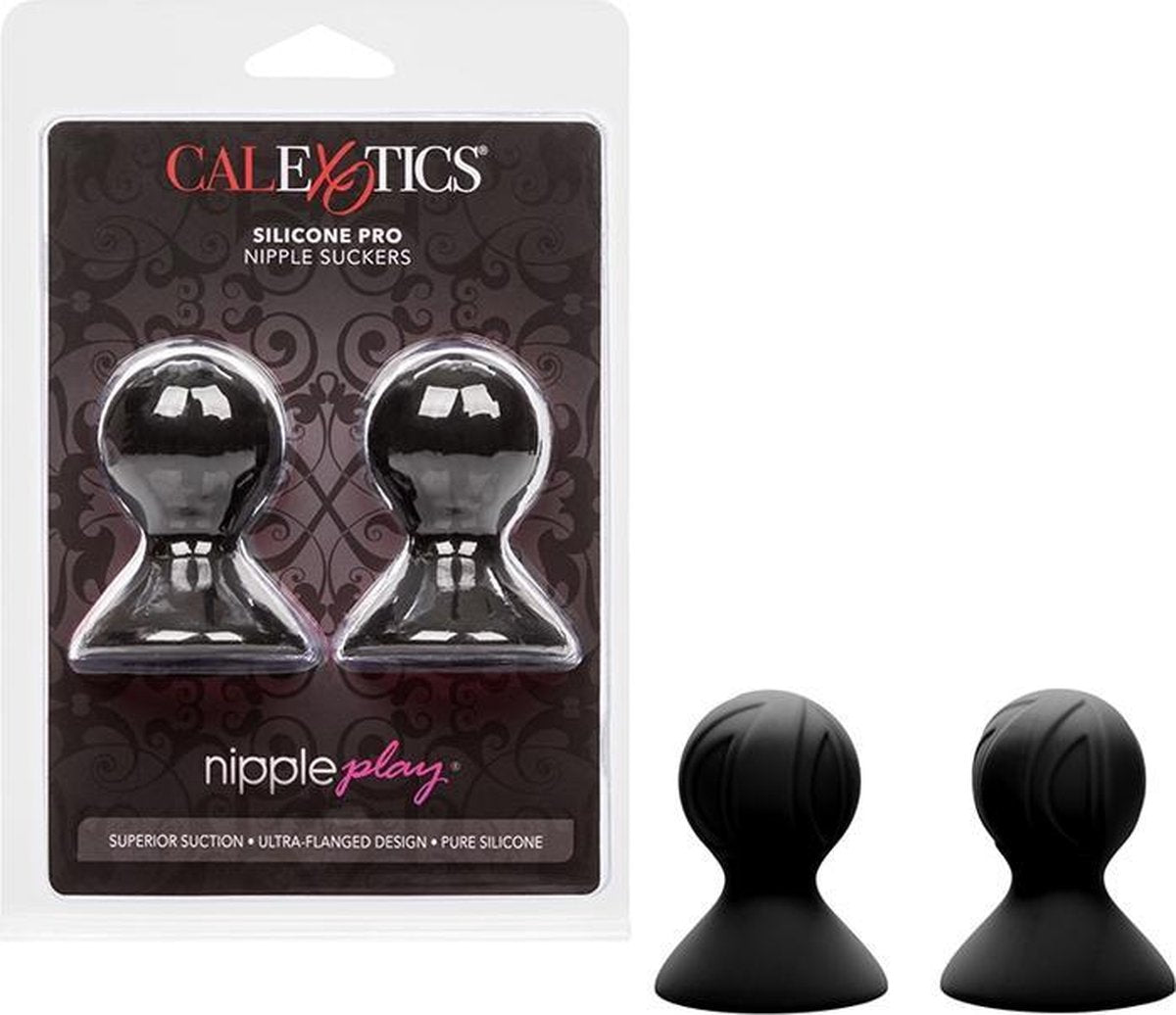 Nipple Play  Silicone Pro Nipple Suckers - Black