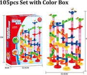 Knikkerbaan - Racebaan - Marble Mania - Marble Run - constructiespeelgoed - jongen - meisje 105 onderdelen