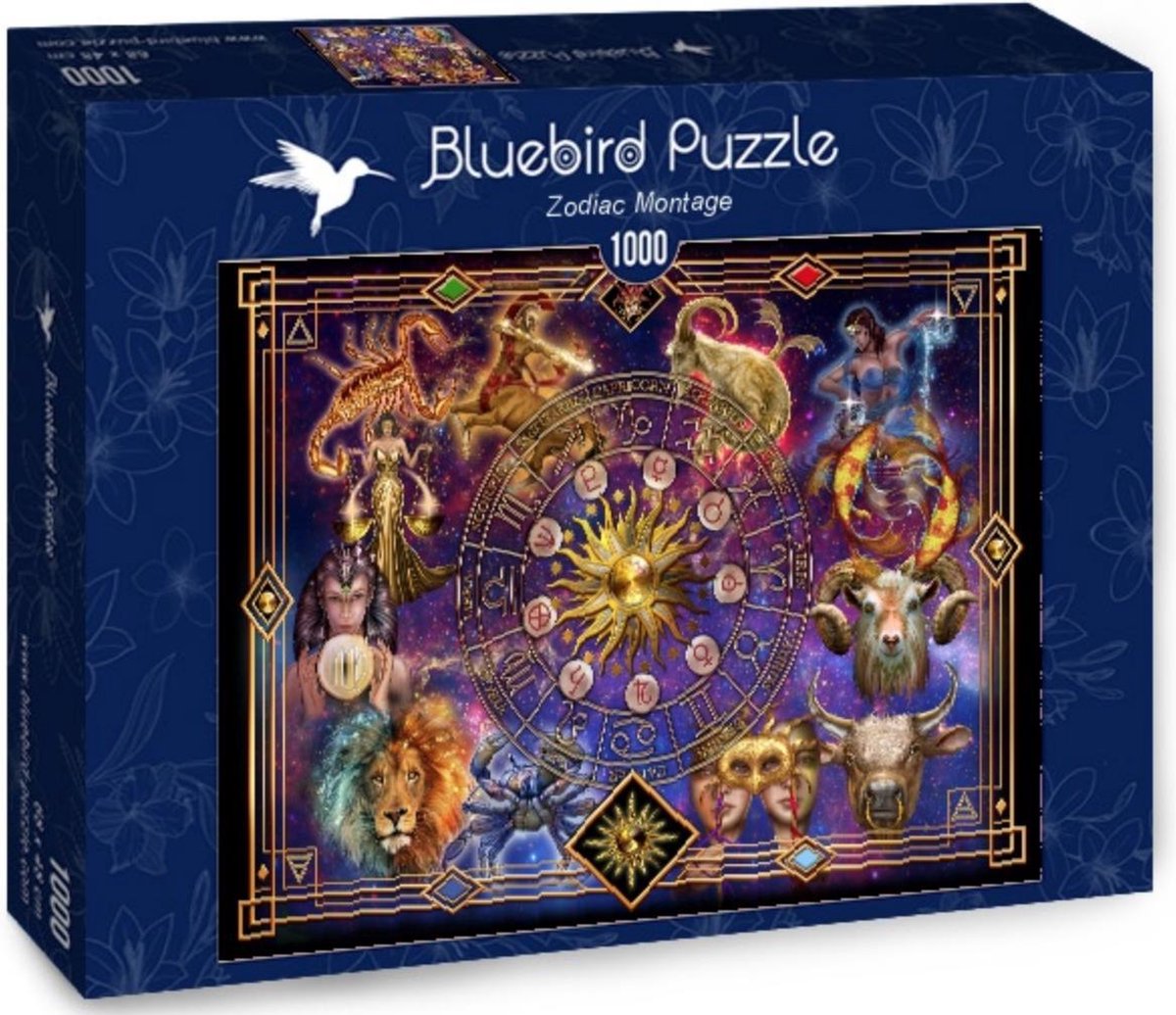 Zodiac Montage Bluebird legpuzzel1000 stukjes