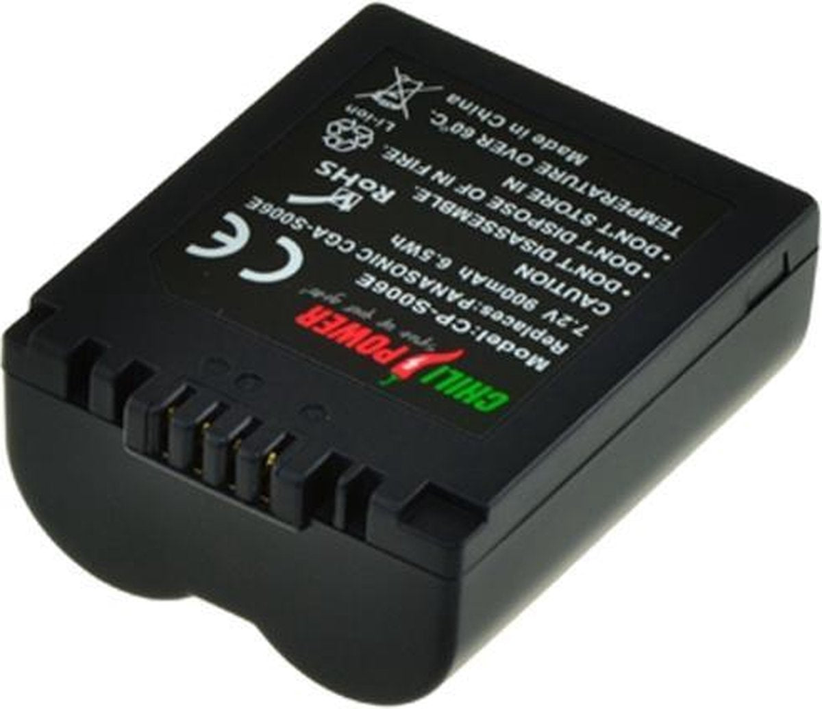 ChiliPower camera accu Panasonic CGA-S006
