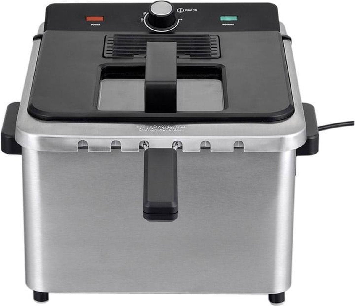 COSYLIFE by ELECTRO DEPOT CL-FR5X2  -Friteuse - inox - 5L