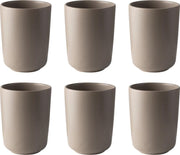 FIKA beker 350ml Grijs - set 6 stuks
