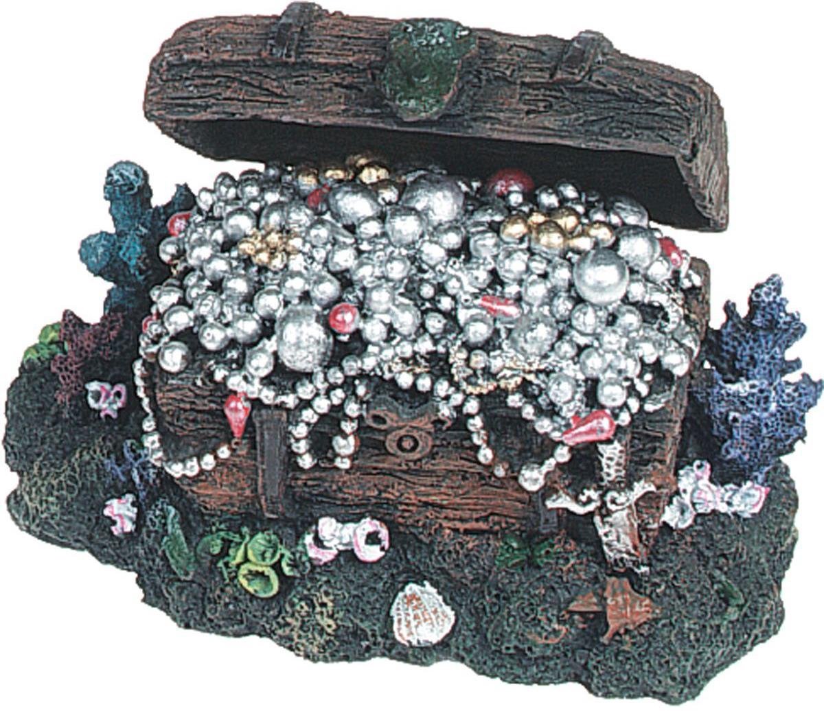 Aquarium decoratie Schatkist - 14 x 9 x 8