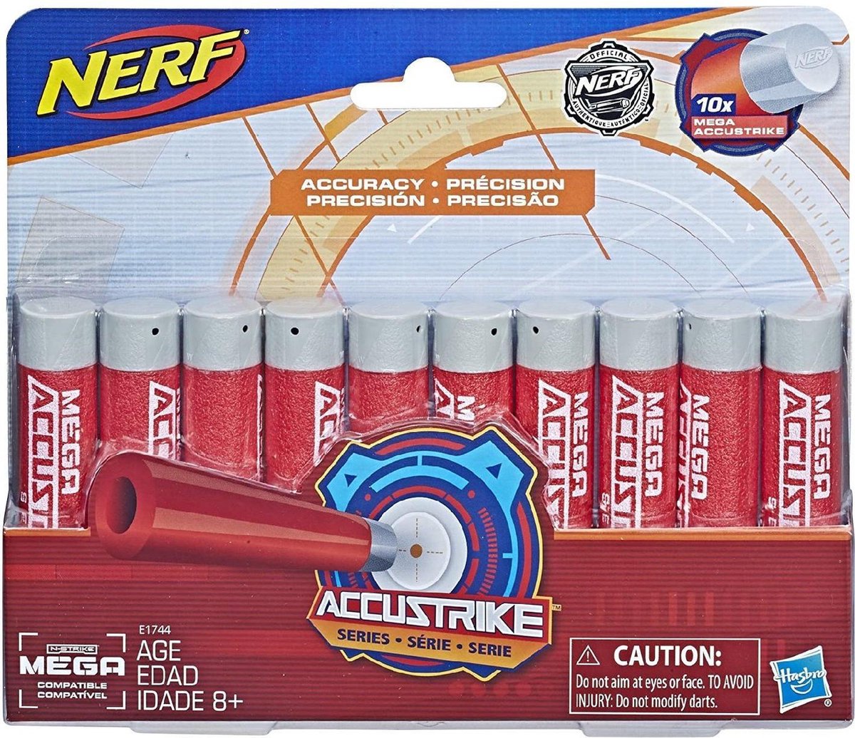NERF Mega Accustrike Refill - 10 Mega pijlen