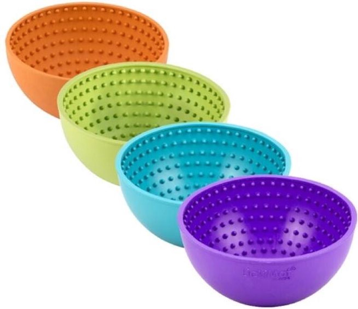 Lickimat-Wobble-antischrok bak hond-slowfeeder