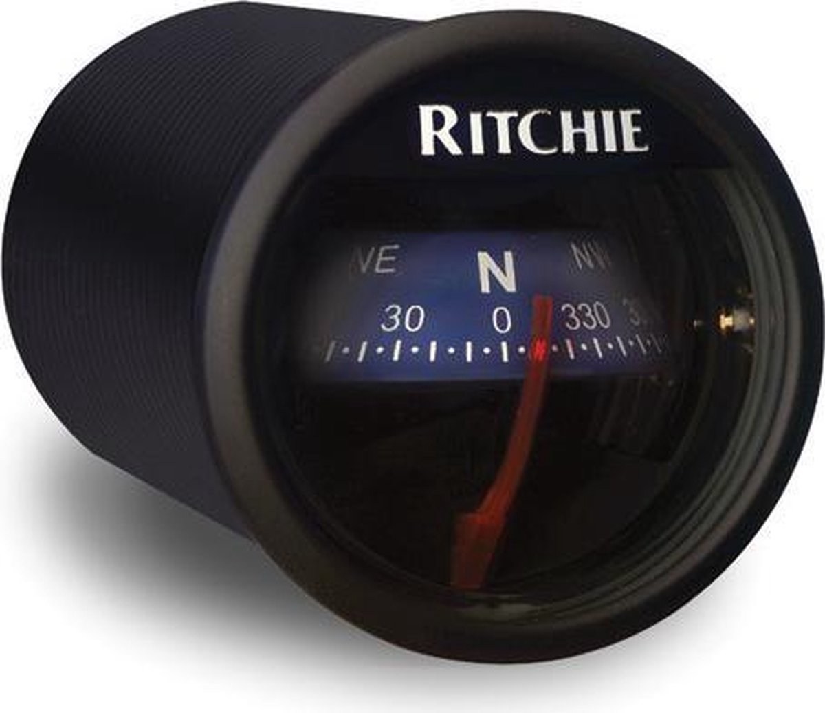 Ritchie  X-21-BU zwart Sport Kompas inbouwmontage
