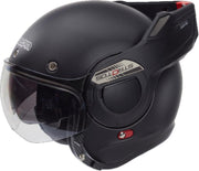 Beon Stratos B707 Systeemhelm Scooterhelm Motorhelm Mat Zwart - Maat M / 56 - 57 cm