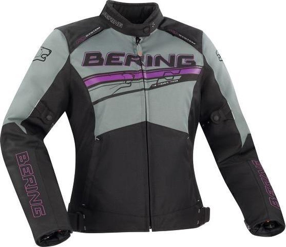 Bering Bario Dames Zwart Grijs Fuchsia T4