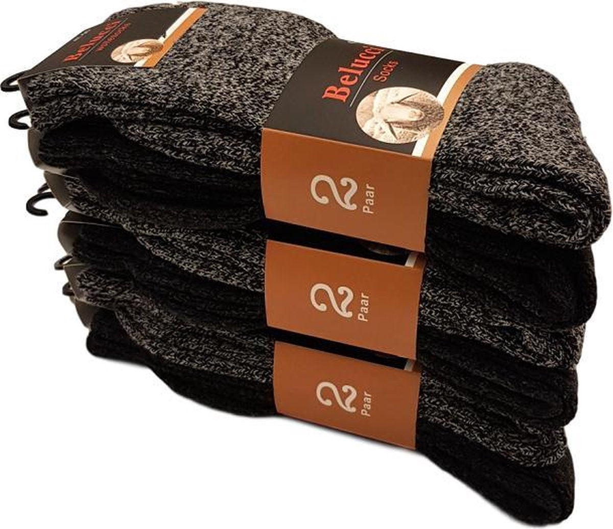 Noorse Wandel Sokken 6 paar Multipack Unisex Maat 39-42