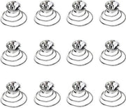 12 stuks spiraal haarspeldjes met strass