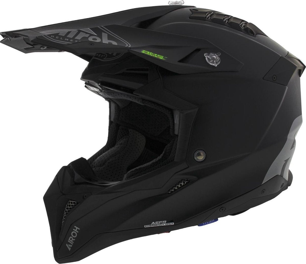 Airoh Aviator 3 AMS² Solid mat zwart