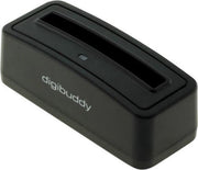 Digibuddy Akkuladestation 1301 compatible with the Samsung EB-575152 - black