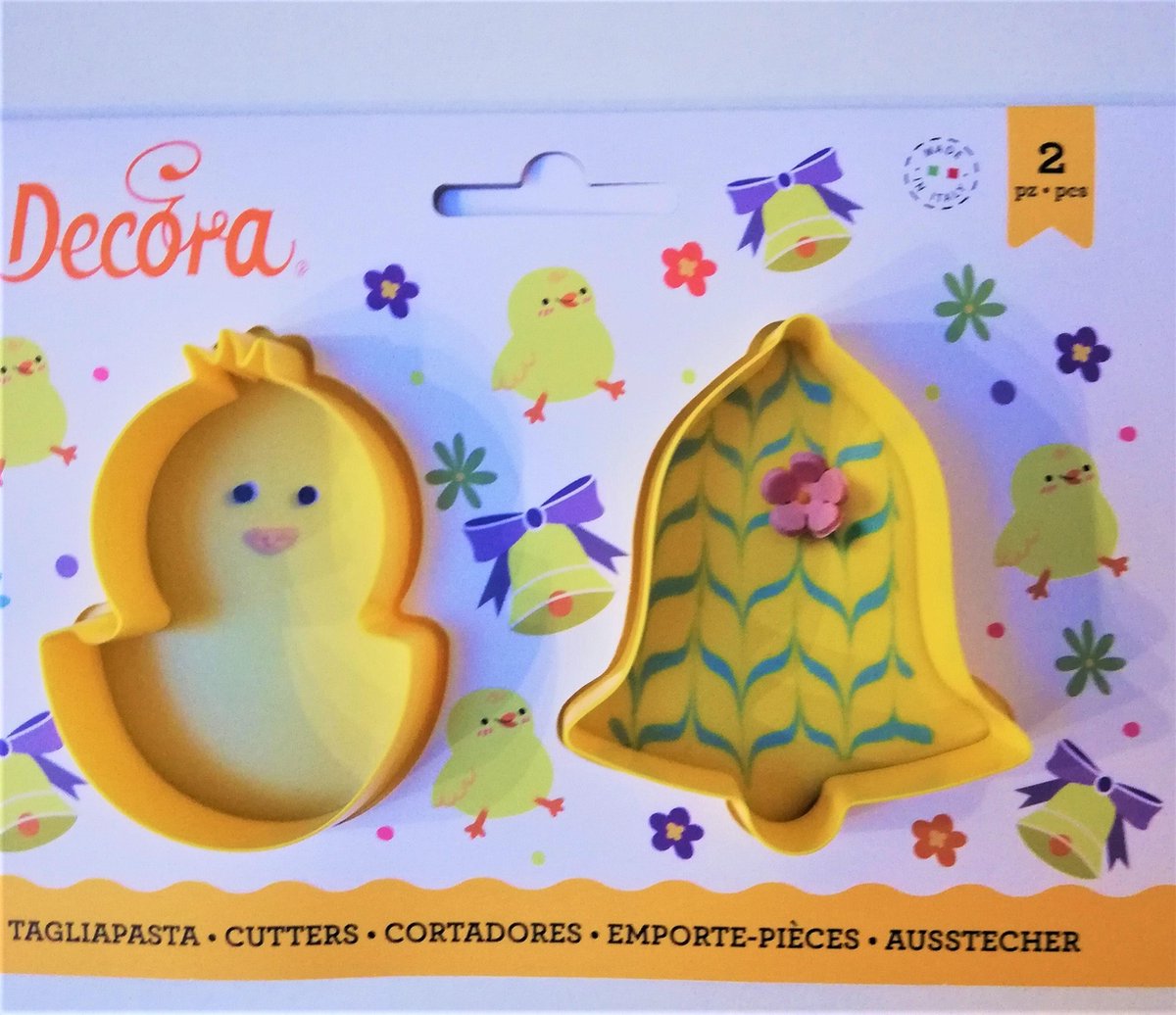 Decora Koekjes Uitsteker Kuiken & Klok -2st-