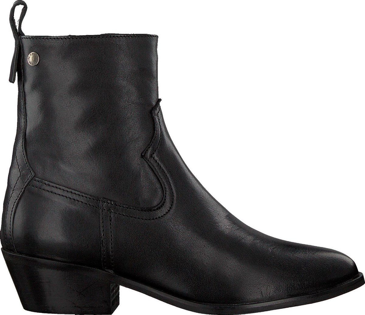 Notre-V 485 Enkellaarsjes - Enkelboots - Dames - Zwart - Maat 40