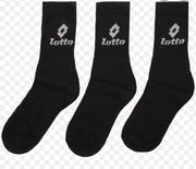 18 paar Zwarte LOTTO Sportsokken Maat 39-42 Unisex BULK-VOORDEEL!!