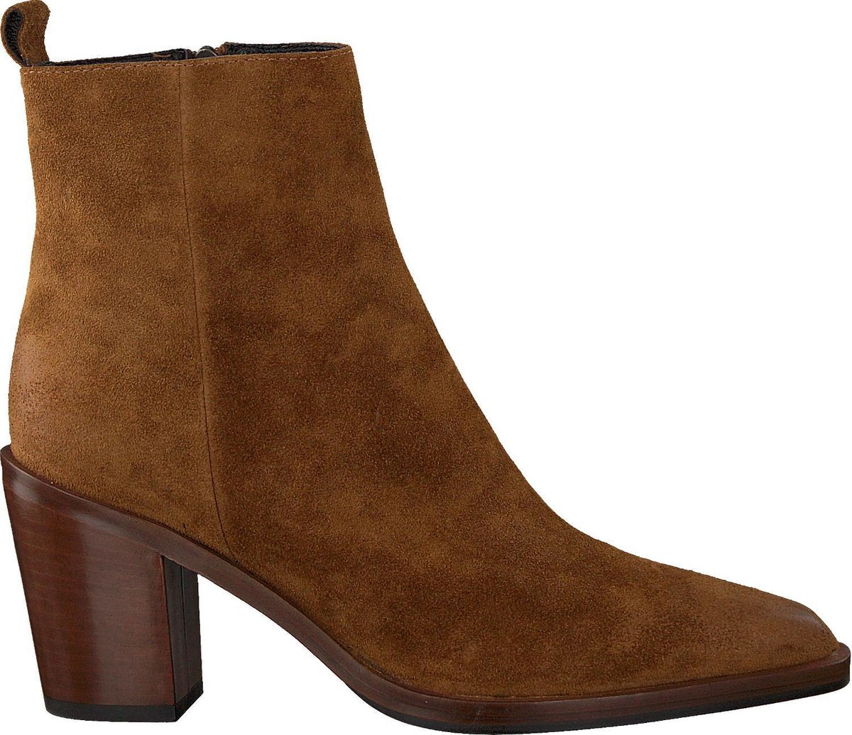 Notre-V By6605x Enkellaarsjes - Enkelboots - Dames - Cognac - Maat 42
