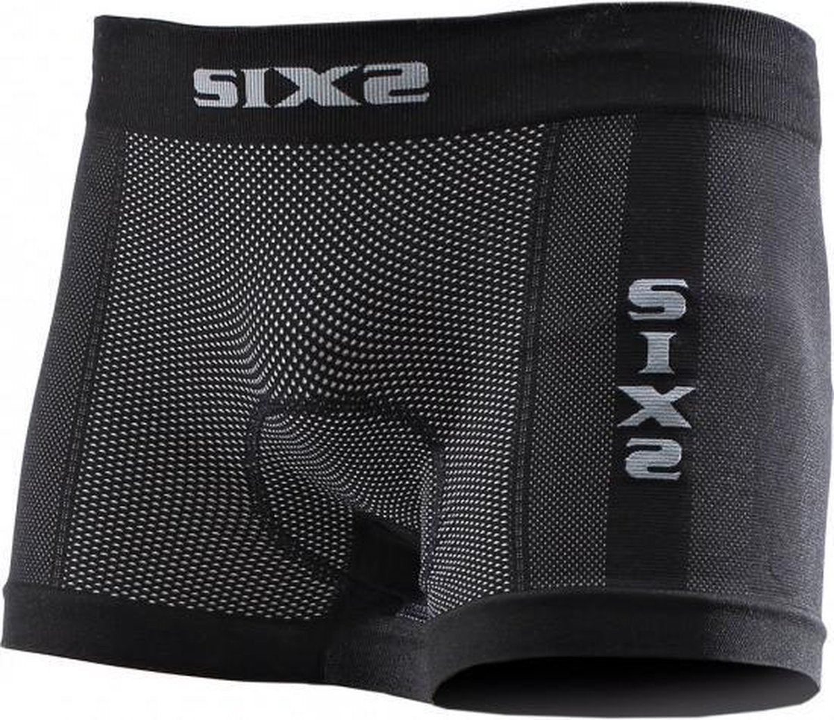 SIXS BOX2 Boxer Shorts Black Carbon Unisex (met zeem) Size L