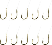 Dam Spezi Sweetcorn - Onderlijn - Haakmaat 6 - 0.22mm - 3.2kg - 7lbs - 70cm - 10 Stuks - Transparant