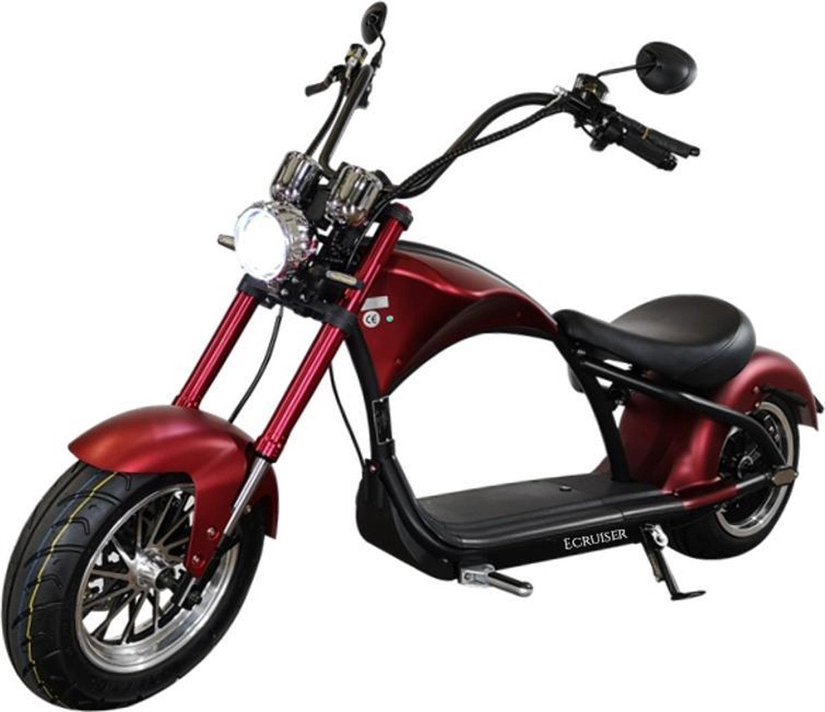 Ecruiser Echopper Elektrische Scooter | Rood |