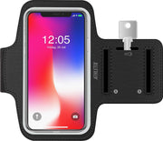 Athletix Smartphone Sportarmband  - Zwart  - Spatwatervrij - iPhone