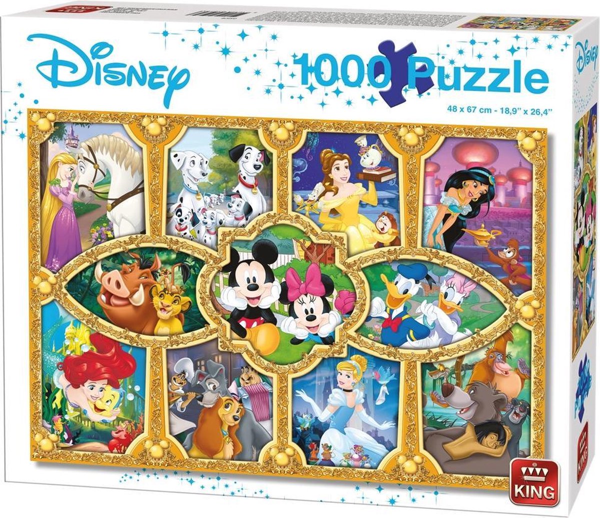 Disney Puzzel 1000 Stukjes - Magical Moments - Legpuzzel (68 x 49 cm)