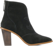 Zinda Vrouwen Suède  Cowboylaarzen / Laarzen / Damesschoenen 4522 - Zwart - maat 42