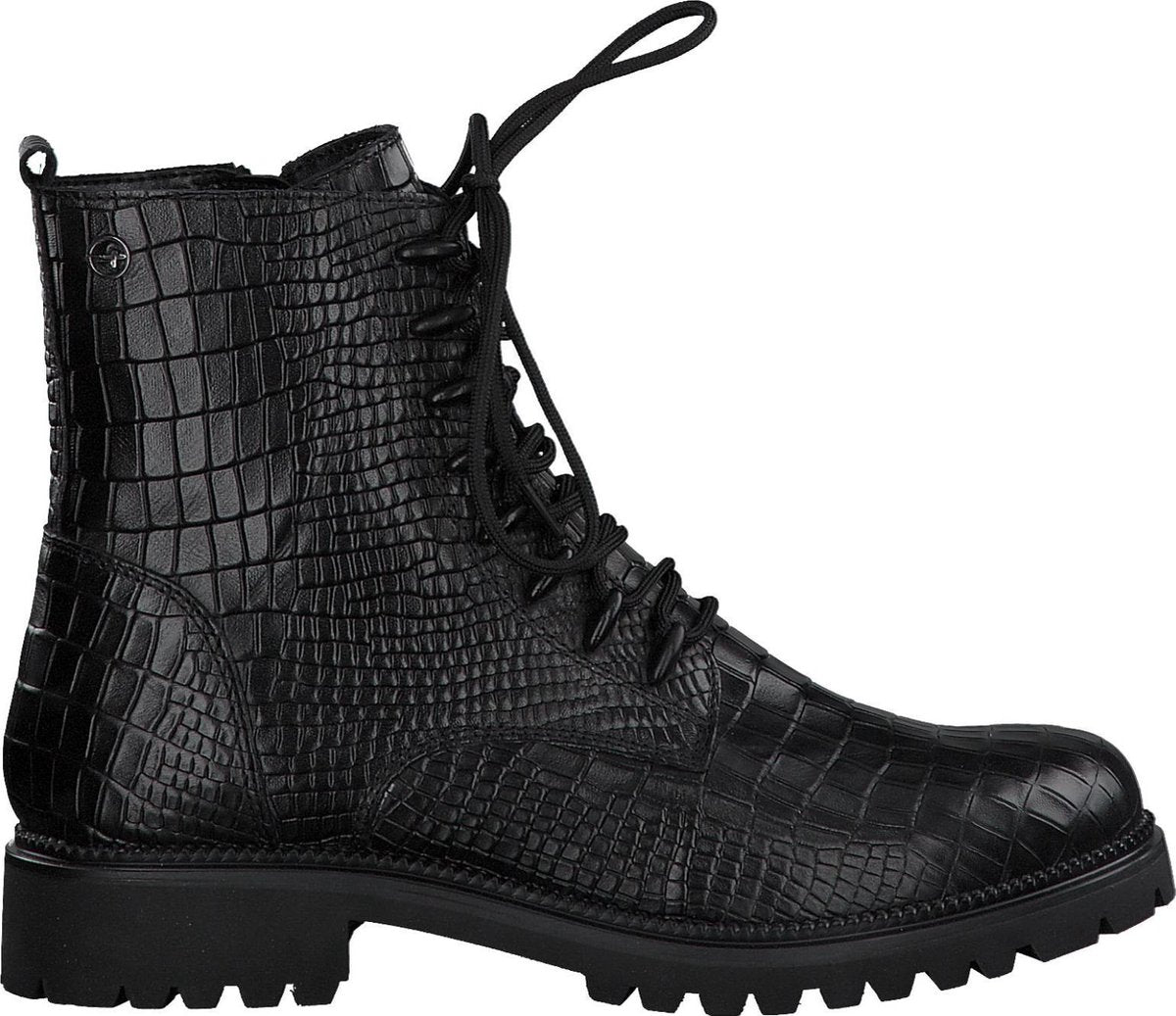 Tamaris Veterboots zwart - Maat 37