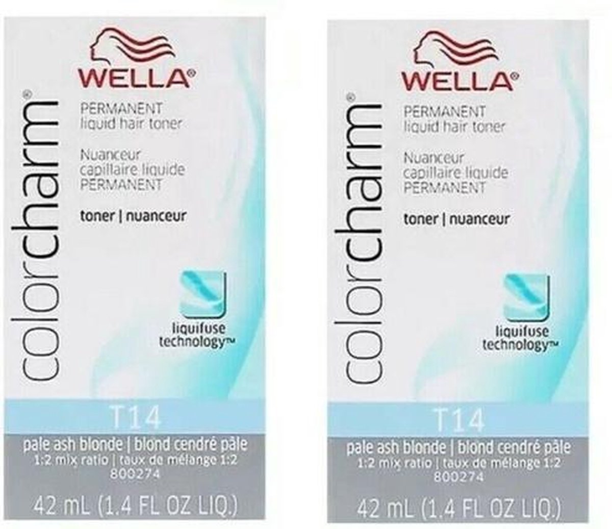Wella Color Charm toner - DUOPACK - T14 - Pale Ash Blonde